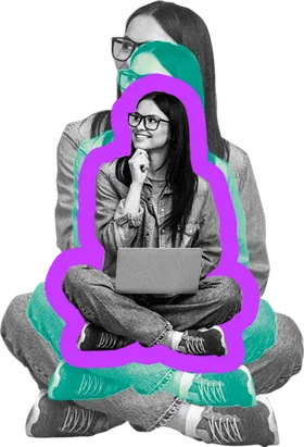 Estudiante de maestria virtual en la computadora